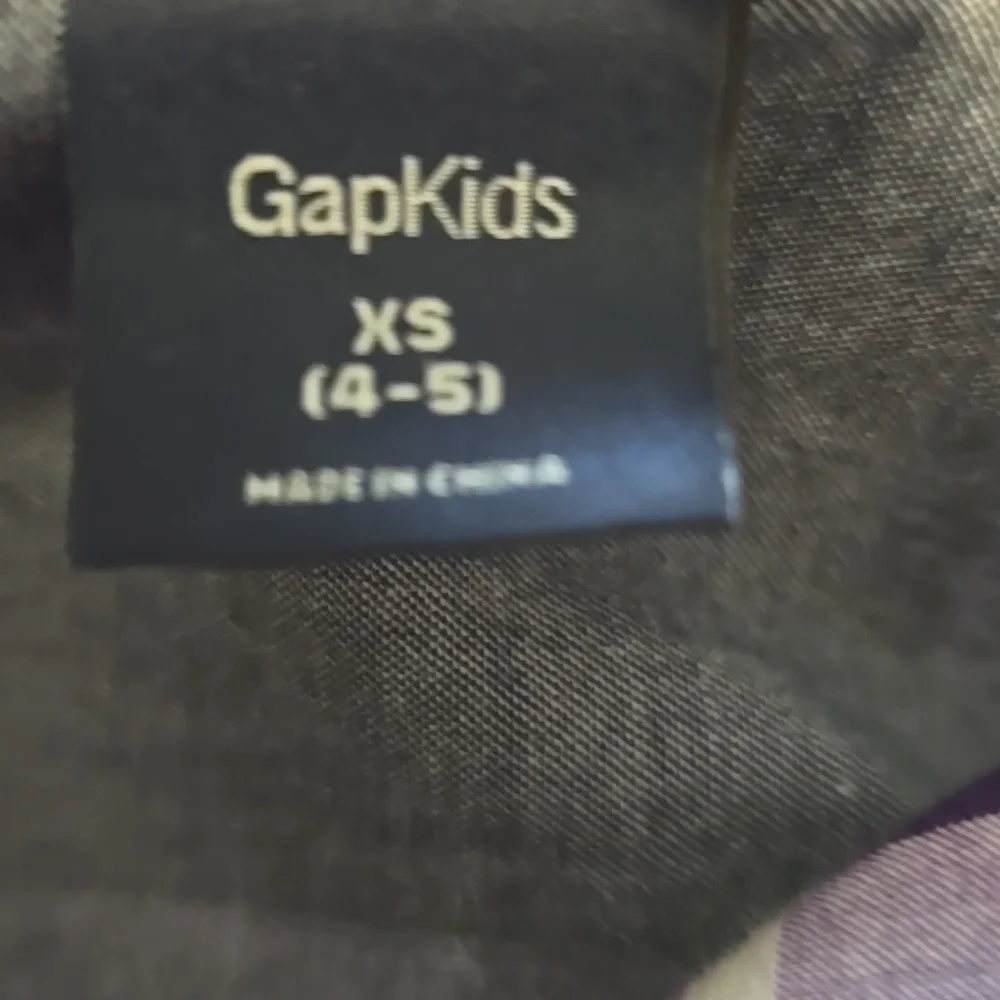 GAP Kids Plaid Purple Kids Shirt